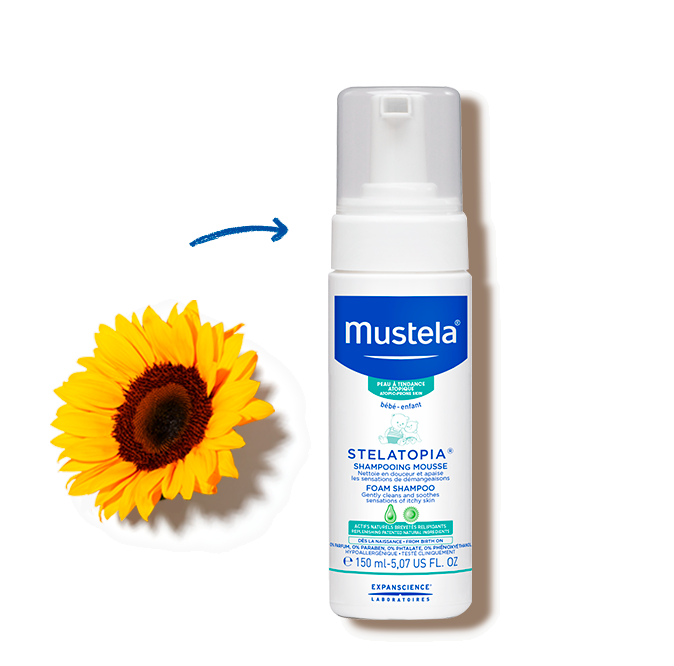 mustela szampon w piance złuszczanie