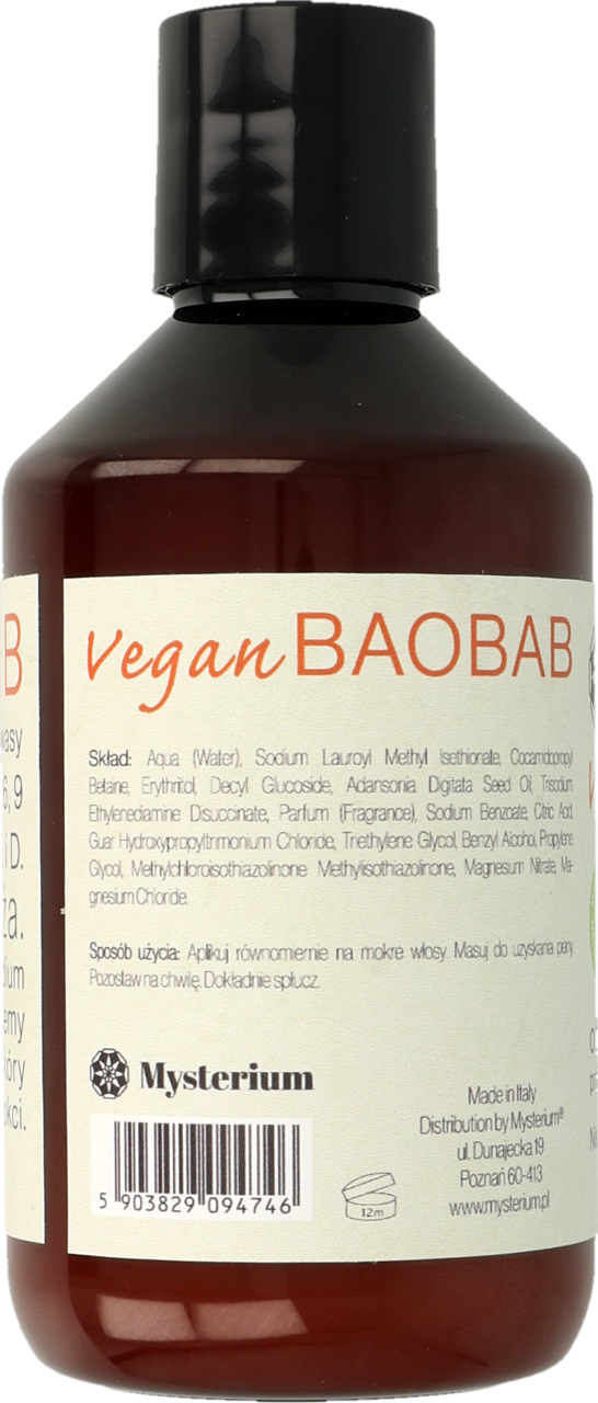 mysterium vegan baobab szampon nawilżający wizaz