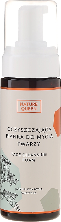 natur queen oczyszcxjąca pianka do mycia twarzy