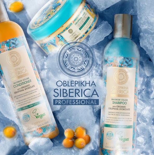 natura siberica szampon do każdego rodzaju włosów 400ml seria rokitnikowa