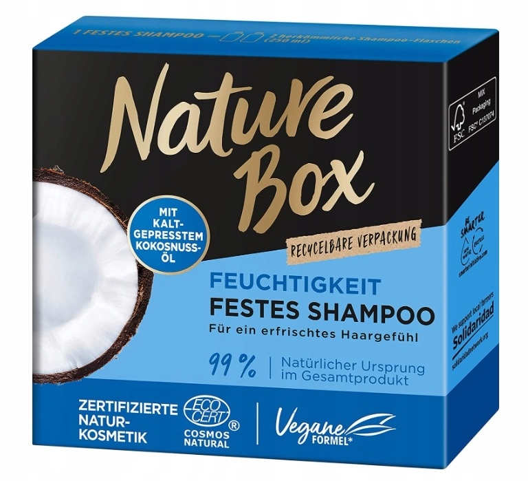 nature box szampon z olejem kokosowym