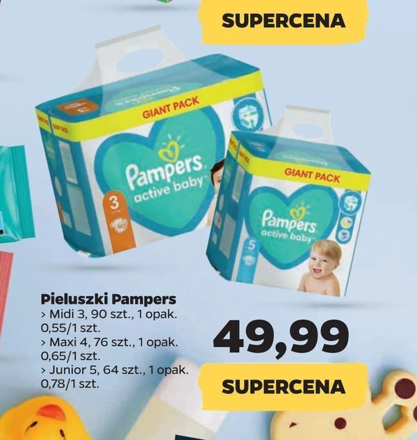 netto pieluszki pampers premium care 3