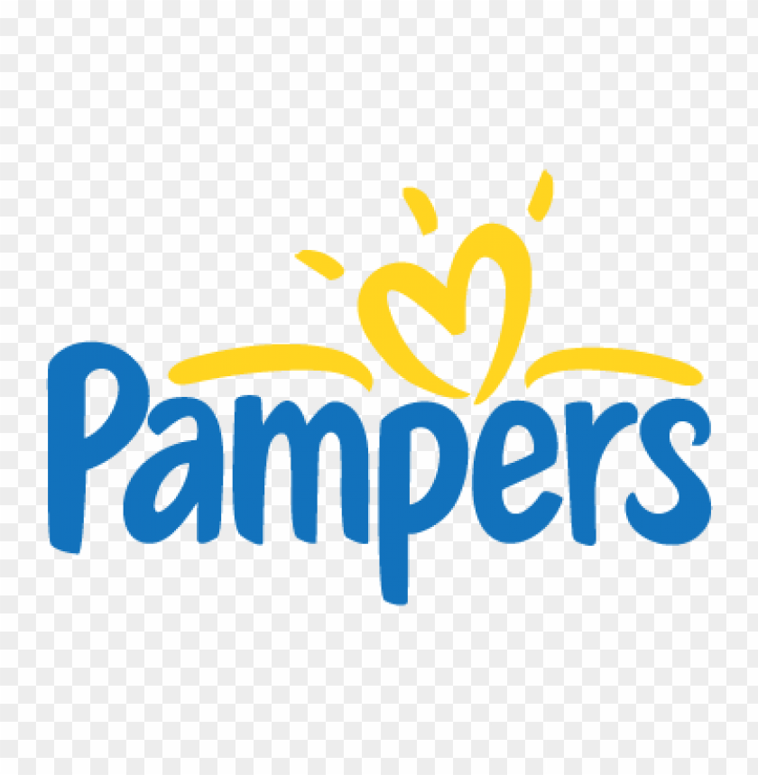 new logo pampers vector