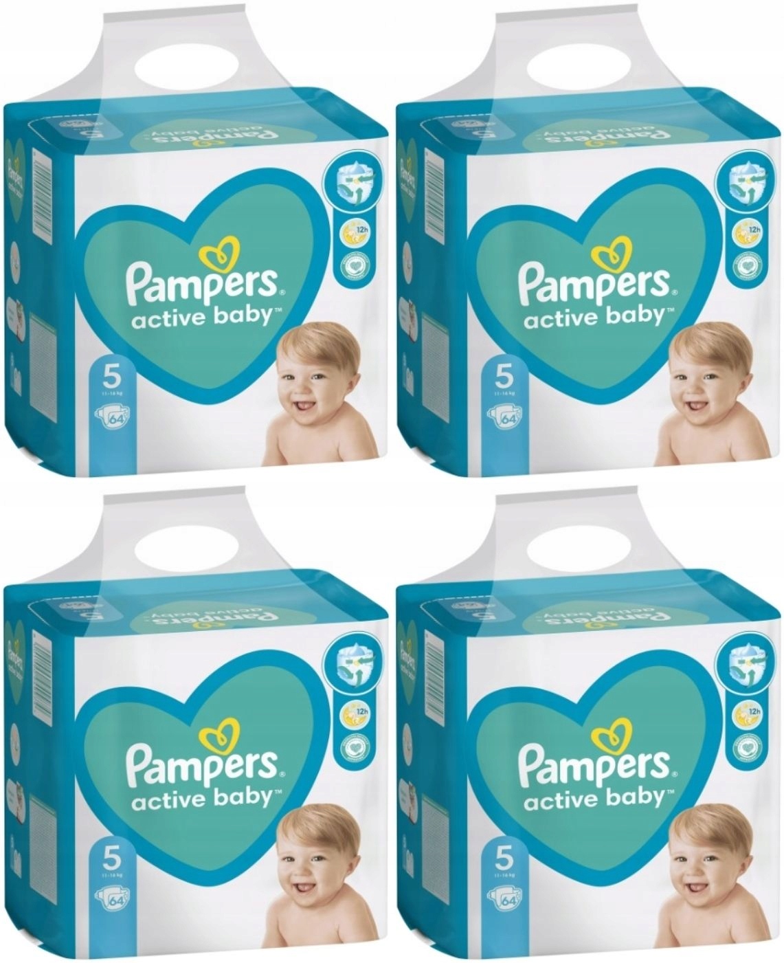 niemowląt pampers 256szt