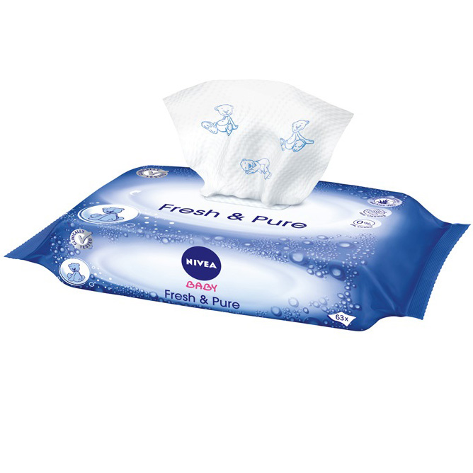 nivea baby chusteczki nawilżane fresh pure