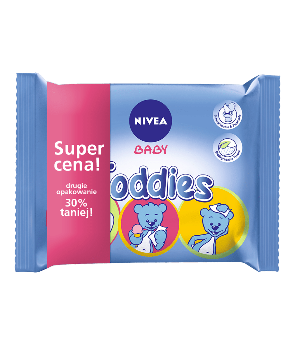 nivea baby chusteczki nawilżane toddies