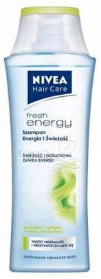 nivea fresh energy szampon do włosów przetłuszczających się 400