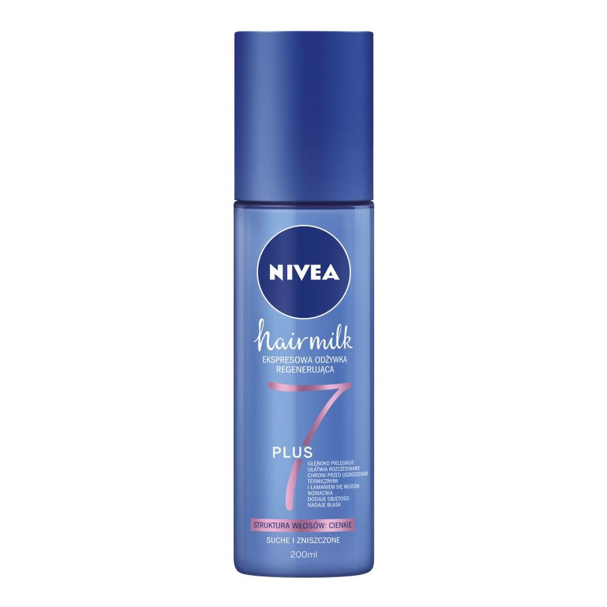 nivea hair milk odżywka do włosów cienkich