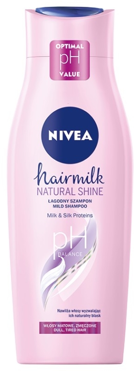 nivea hairmilk szampon różowy 200ml