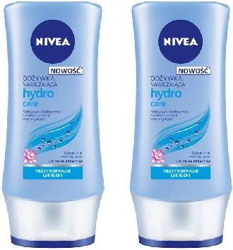 nivea hydro care szampon odżywka