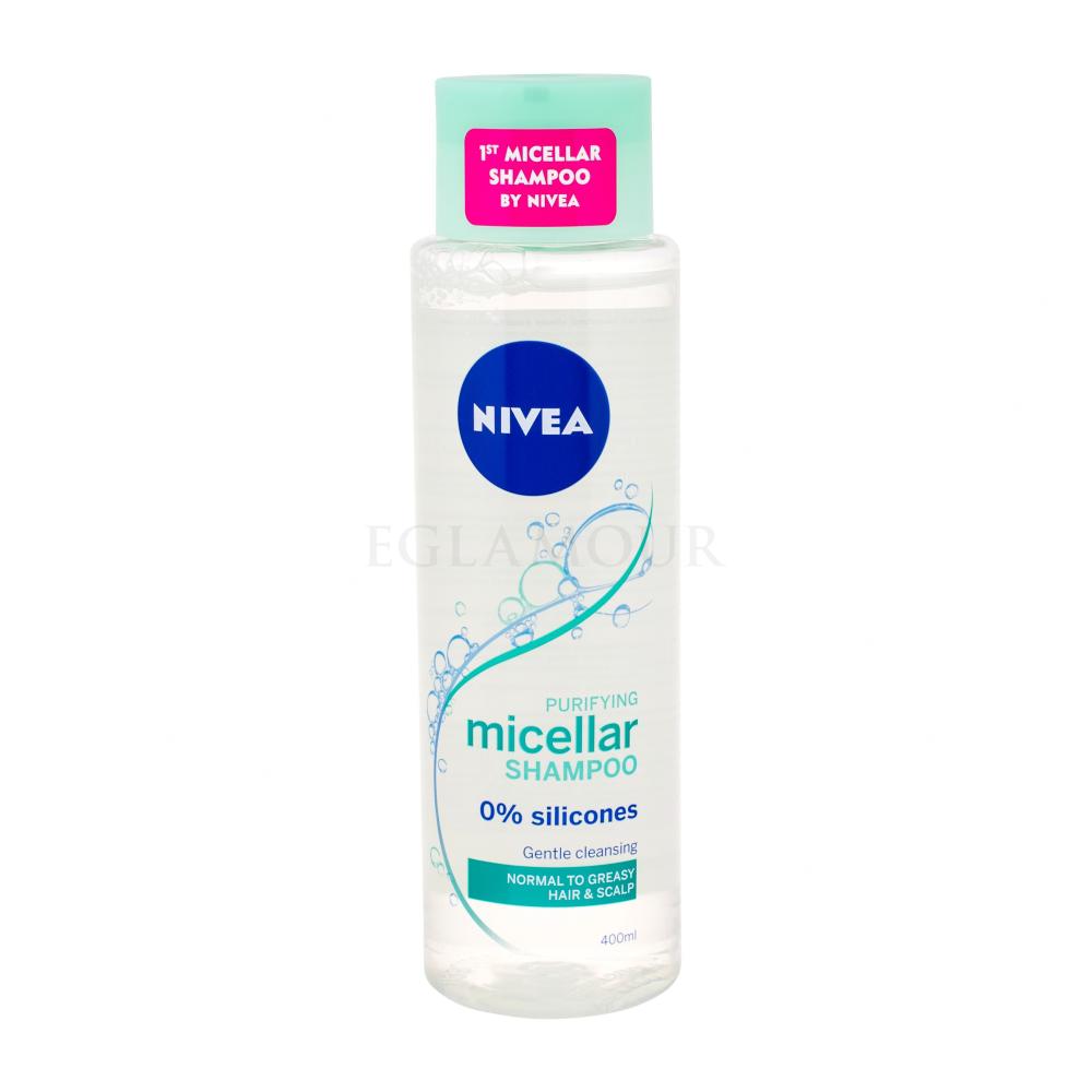 nivea micelarny szampon nawilżający do włosów 400ml