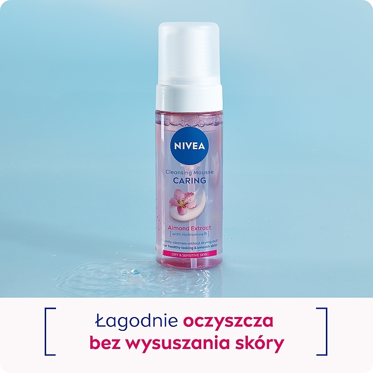 nivea pianka do mycia twarzy skóra wrażliwa wizaz