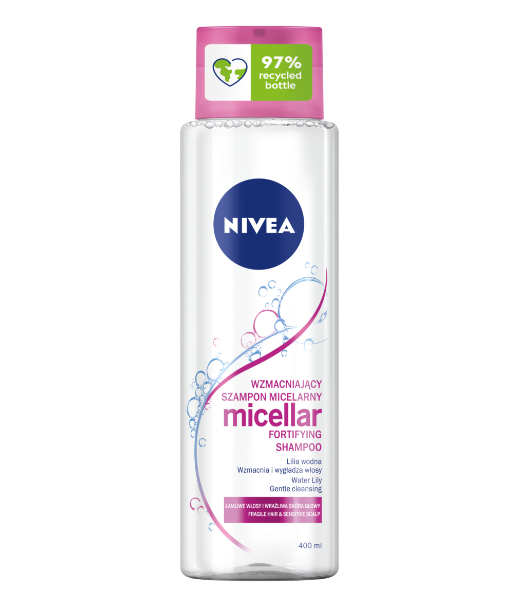 nivea wzmacniający szampon micelarny wzbogacony o lilię wodną wizaz