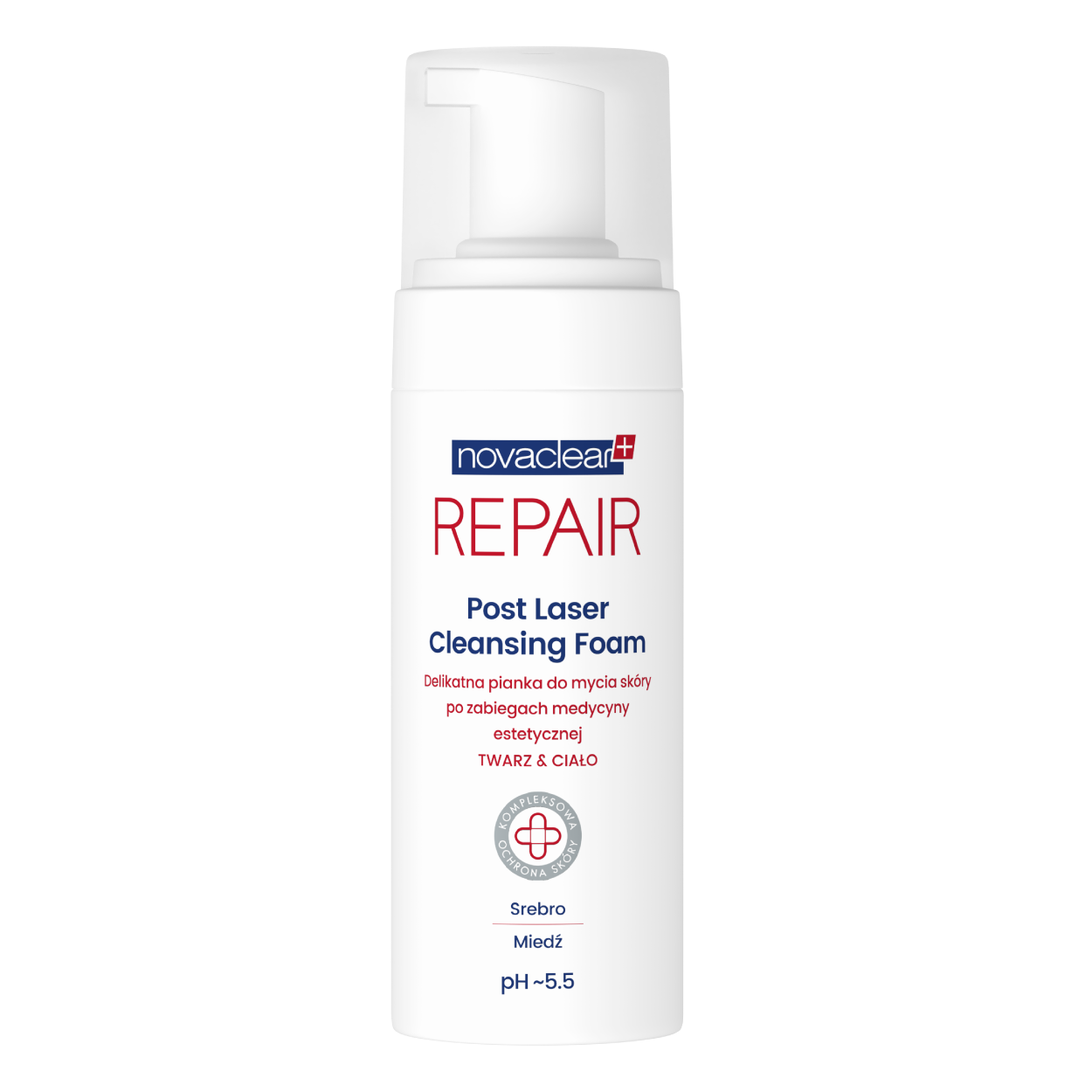 novaclear repair pianka do mycia twarzy 150ml