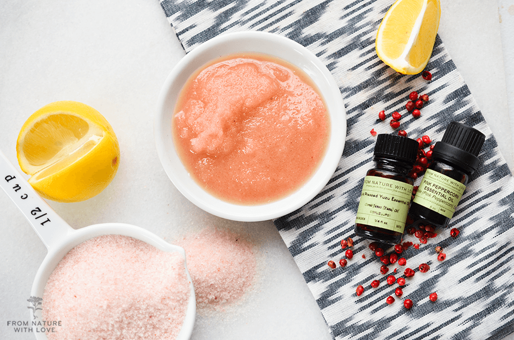 nspa pampering pink pepper and vanilla sugar scrub