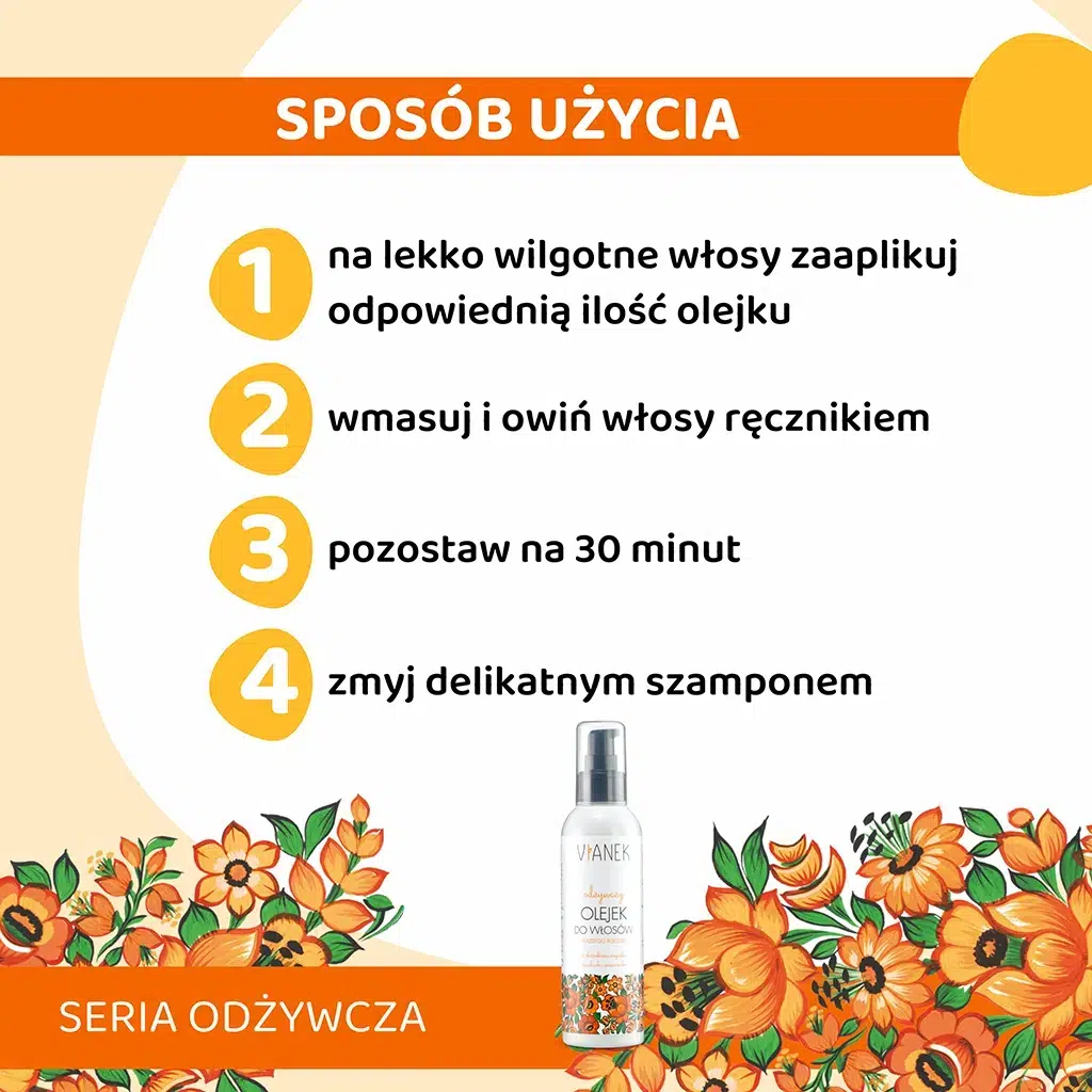 odżywczy olejek do włosów 200ml vianek