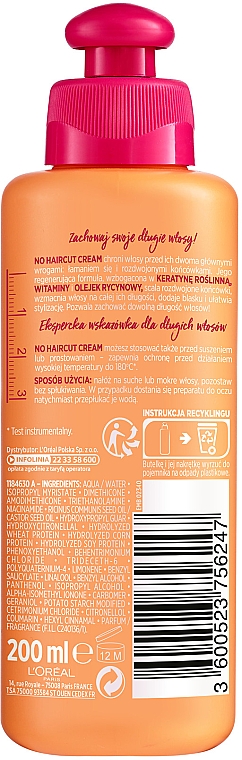 odżywka do włosów bez spłukiwania loreal dream long