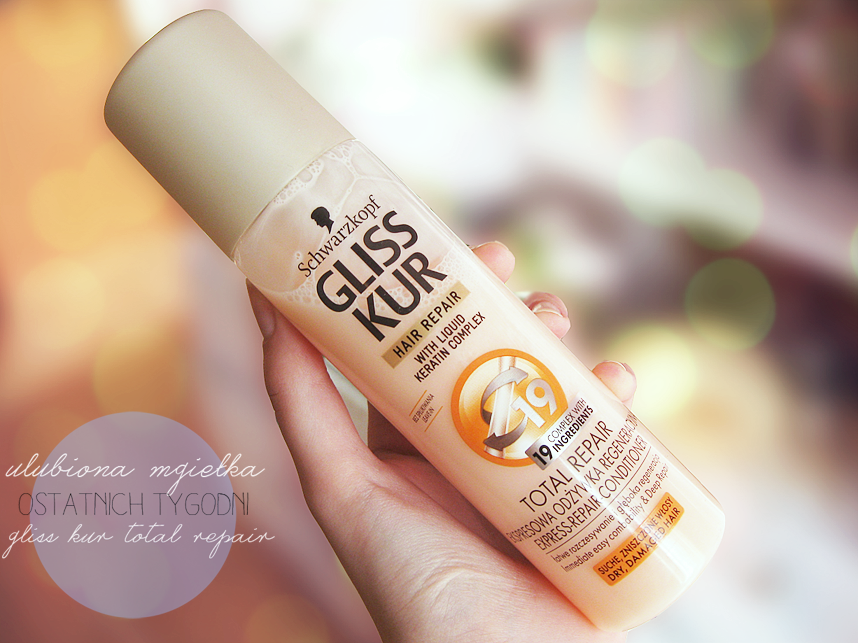 odżywka do włosów gliss kur hair repair blog