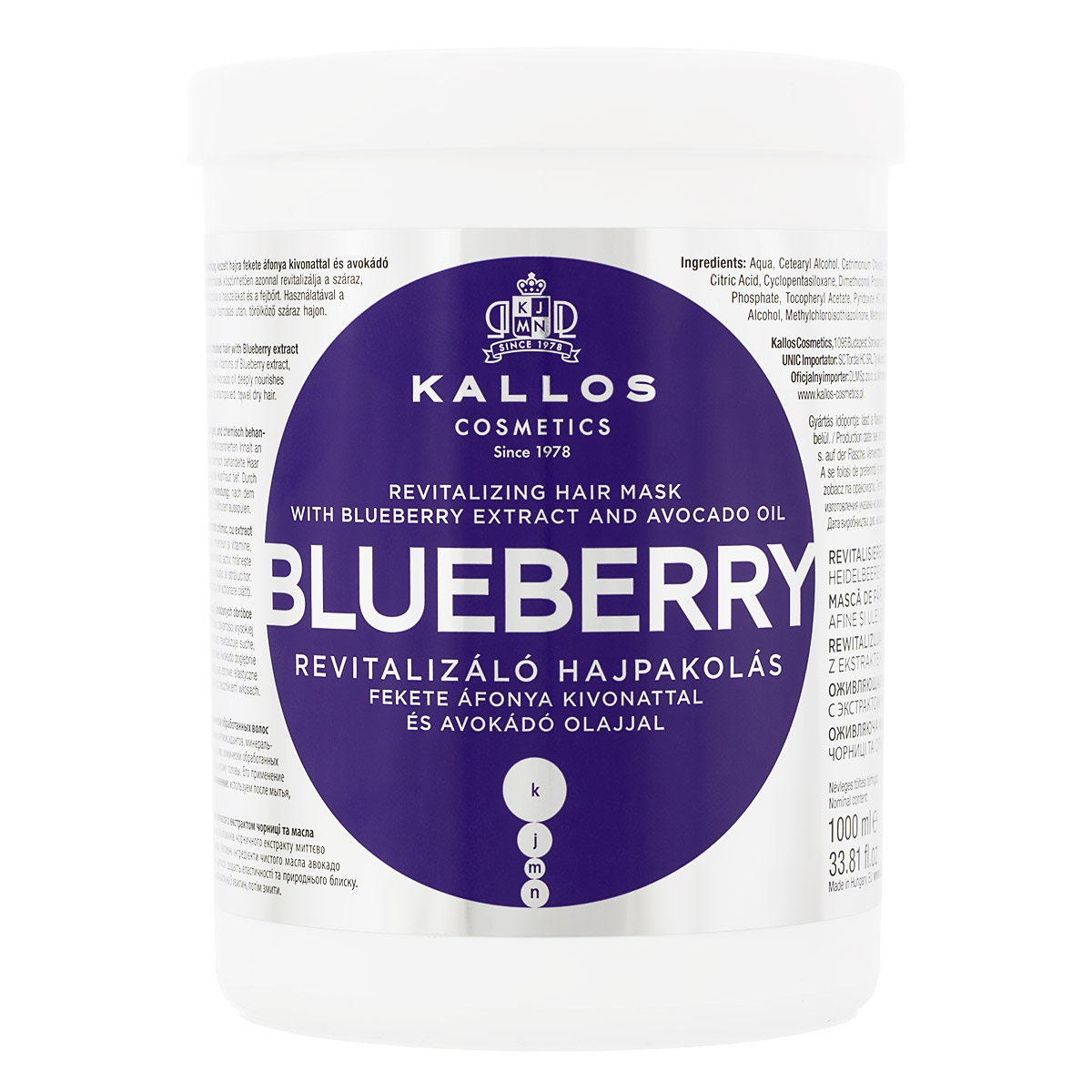 odżywka do włosów kallos blueberry