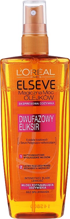 odżywka do włosów w sprayu elseve oli