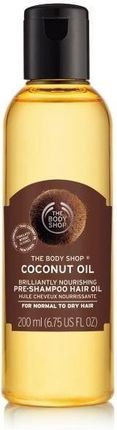 olejek do włosów the body shop coconut