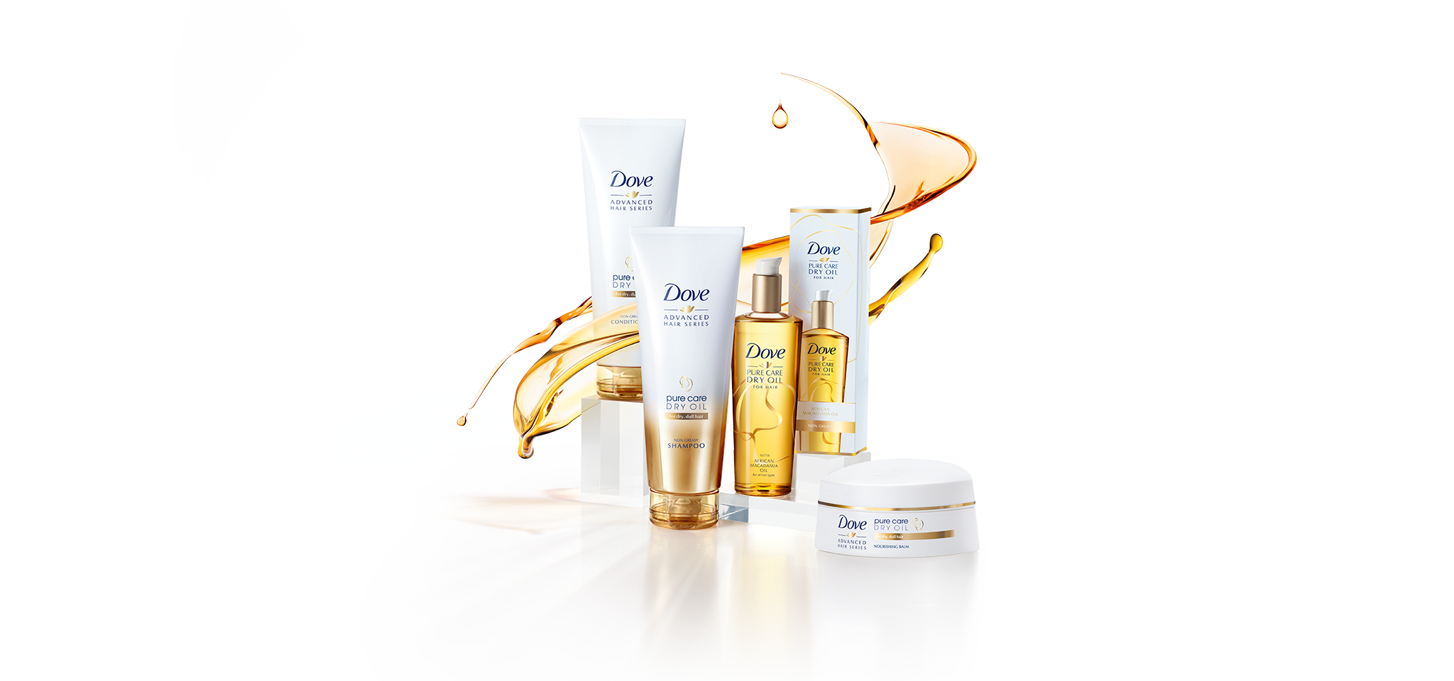 olejek do włosów z linii advanced hair series dove