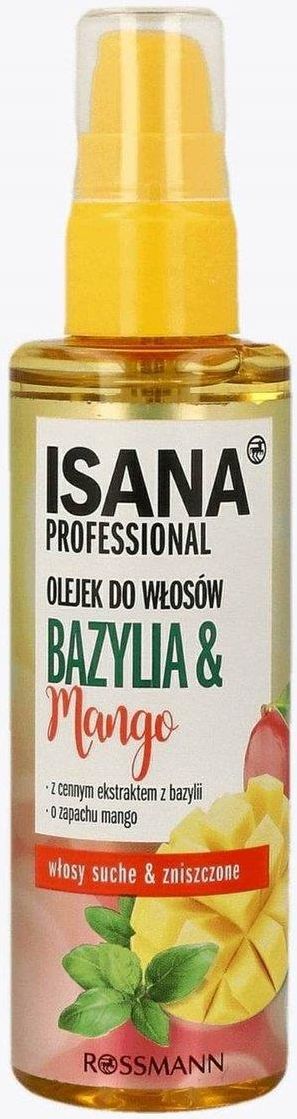 olejek nabłyszczający do włosów isana