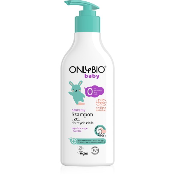 onlybio szampon dla dzieci do 3 roku życia 200ml