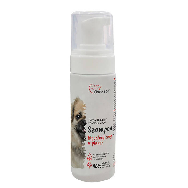 over zoo szampon hipoalergiczny w piance 150 ml