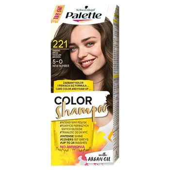 palette color shampoo szampon koloryzujący 231 jasny brąz