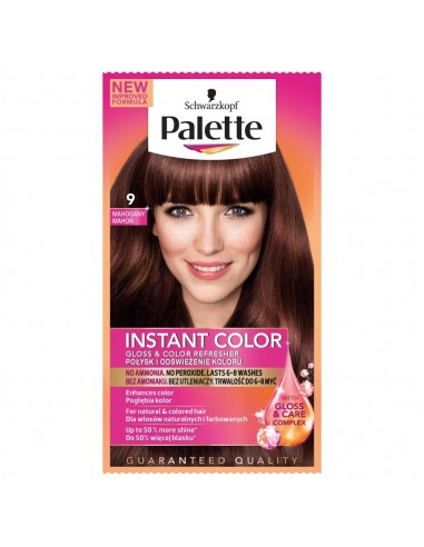 palette instant color szampon koloryzujący nr 9 mahoń