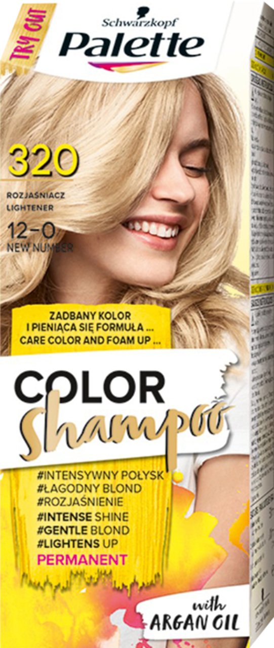 palette szampon koloryzujący blond