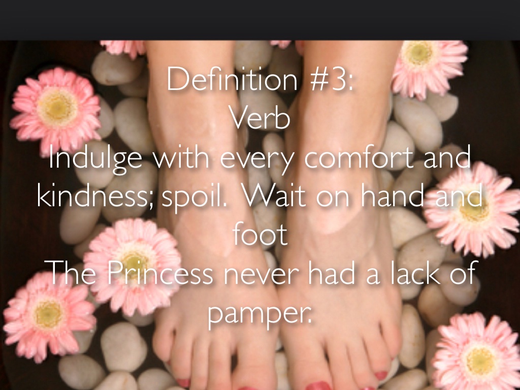 pamper definition