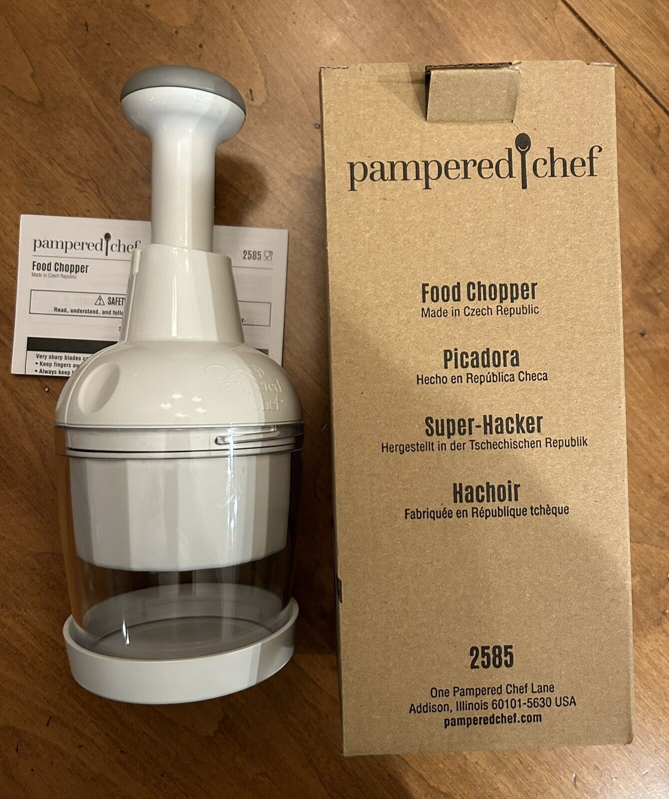 pampered chef cutting edge food chopper