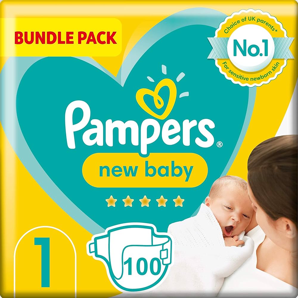 pampers 1 newborn zestaw z pampers 2