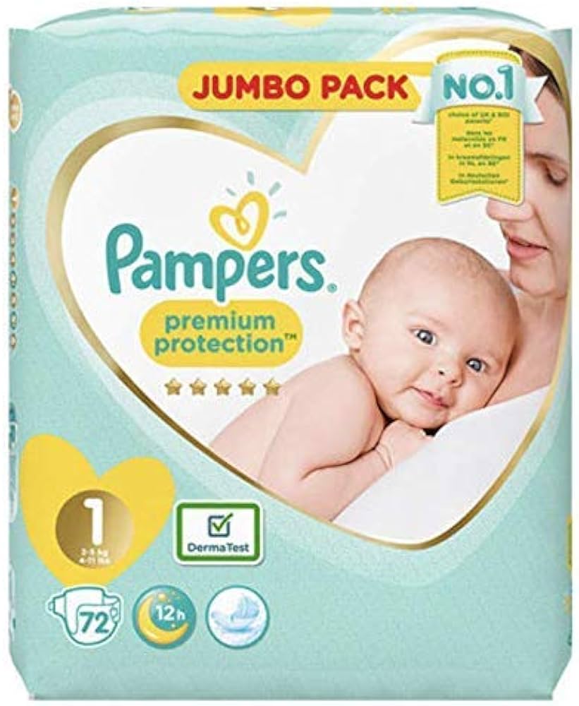 pampers 1 pieluszka