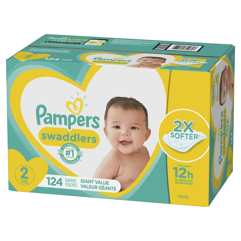 pampers 124 pack