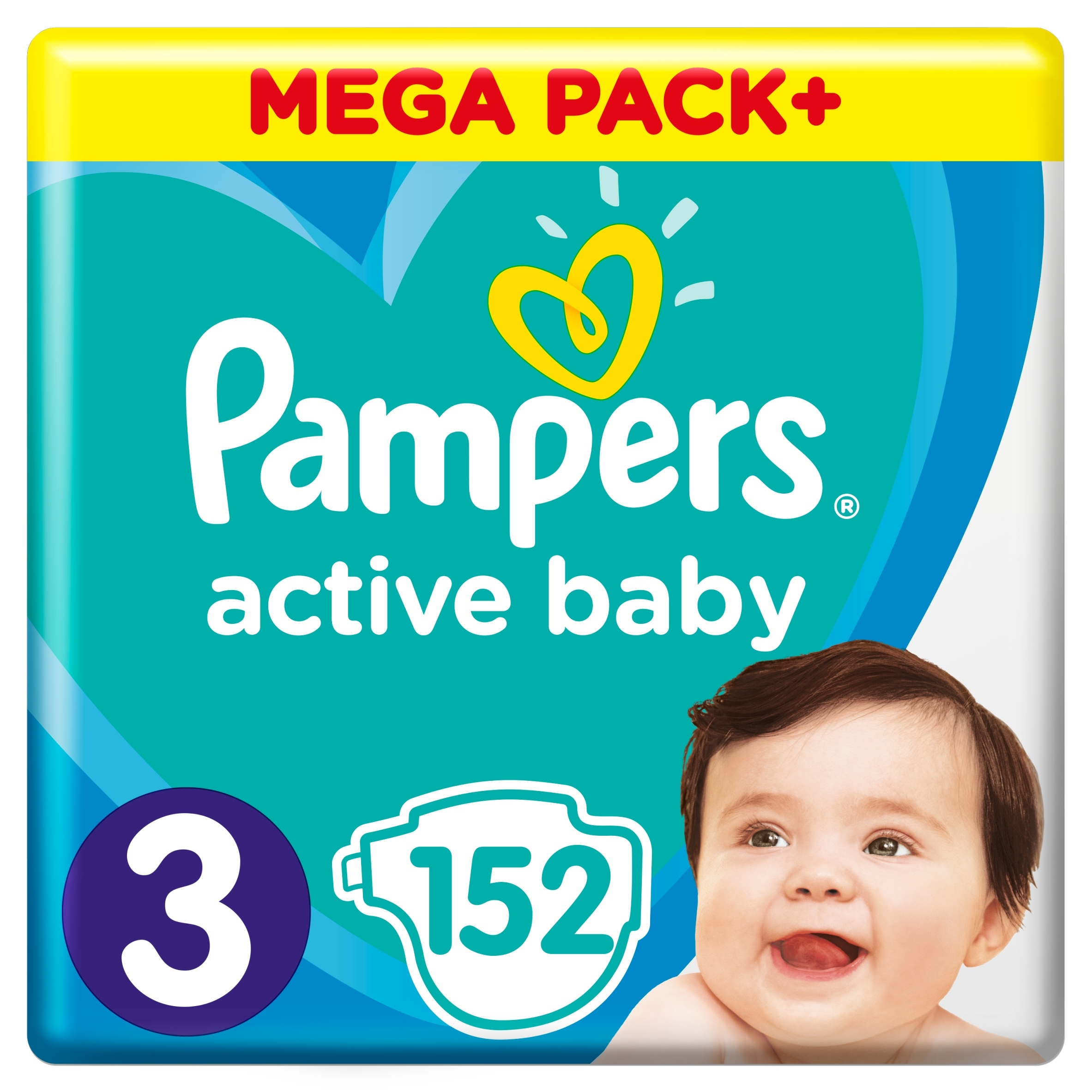 pampers 152 szt