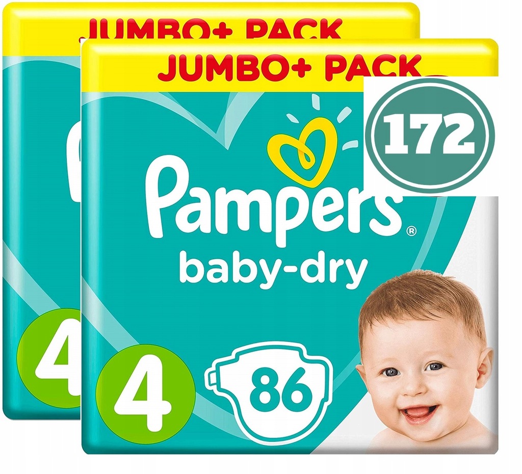 pampers 172 sztuki