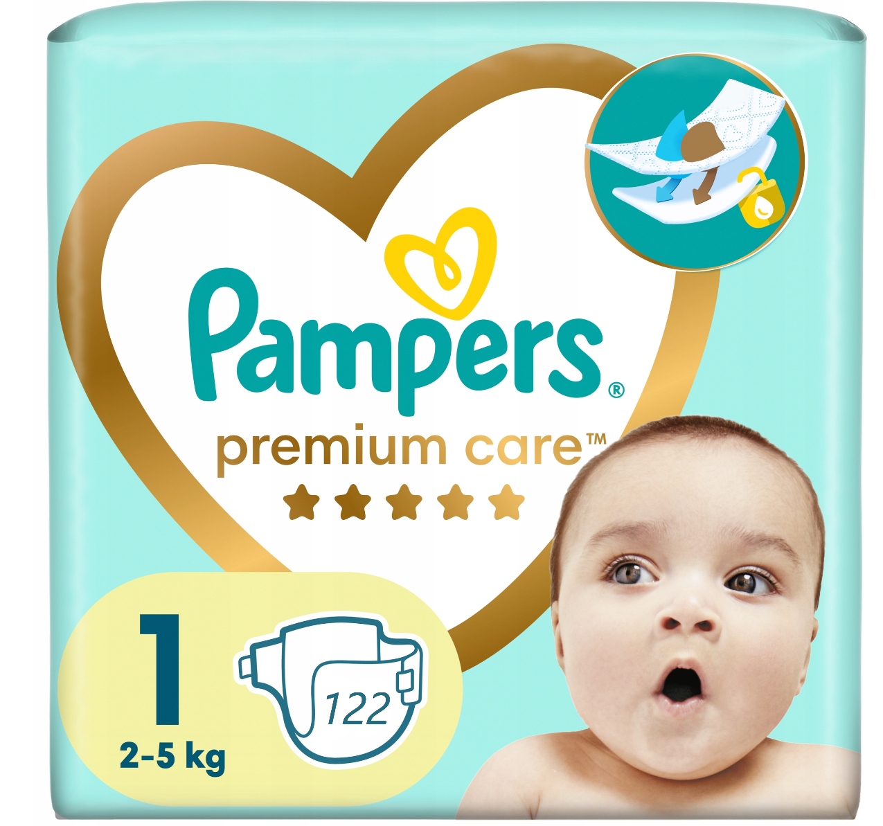 pampers 2 122 sztuki