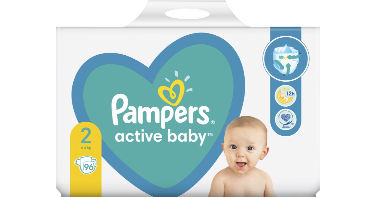 pampers 2 74 szt active baby 2