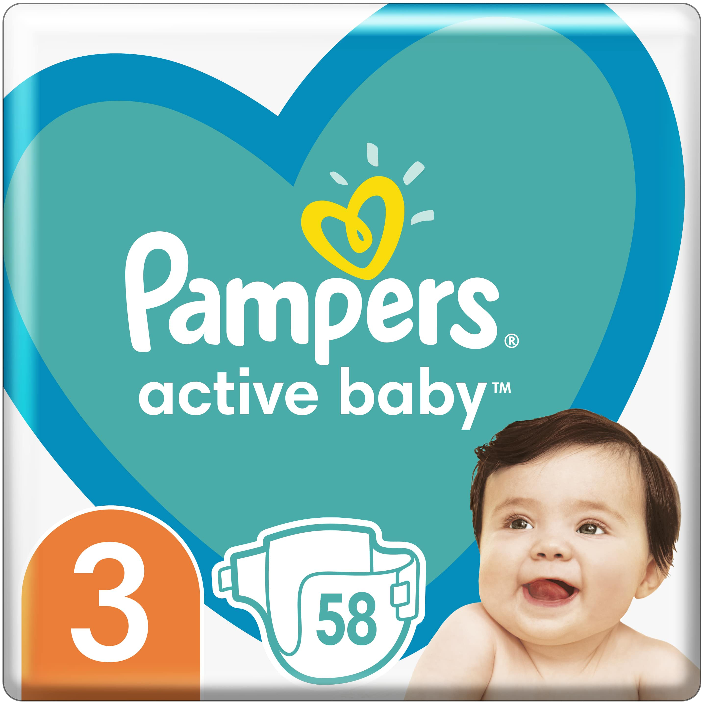 pampers 2 74 szt active baby 3