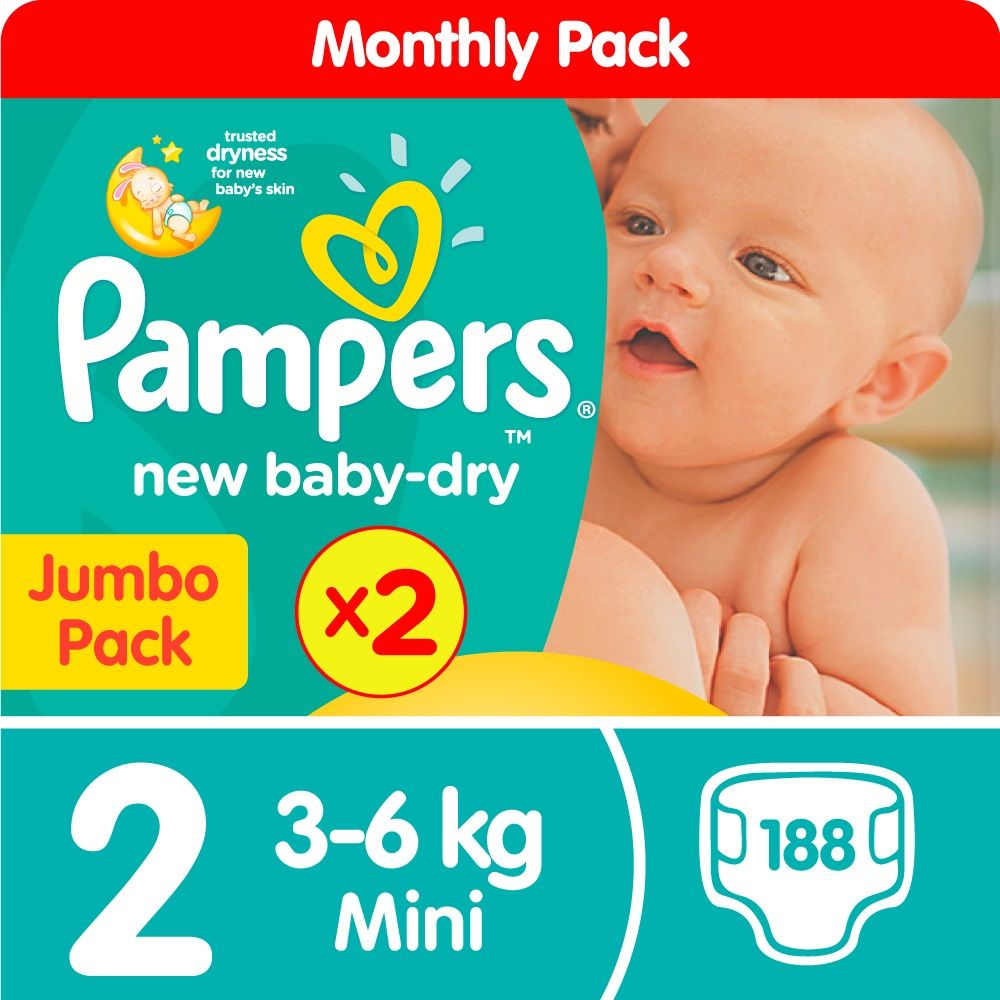 pampers 2 box