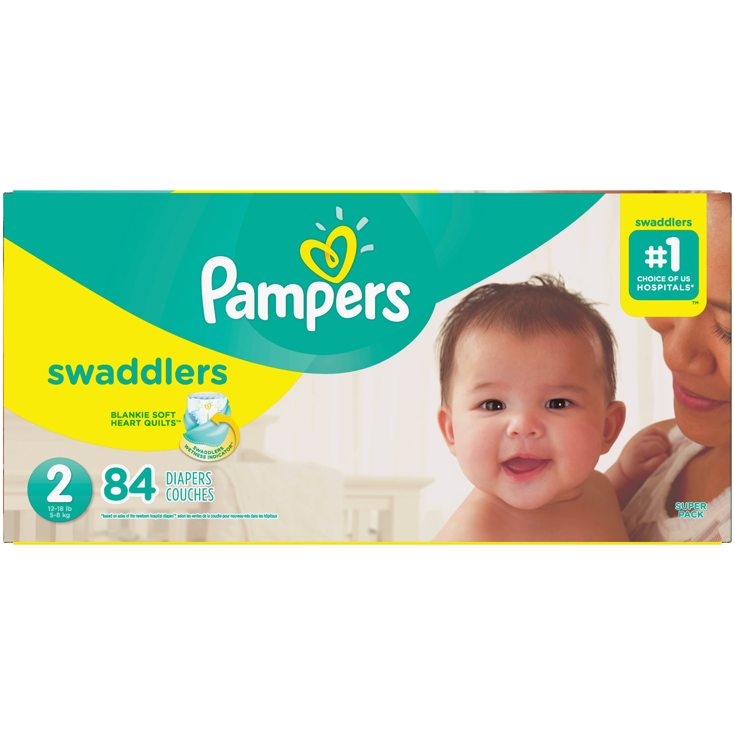 pampers 2 giant pack cena