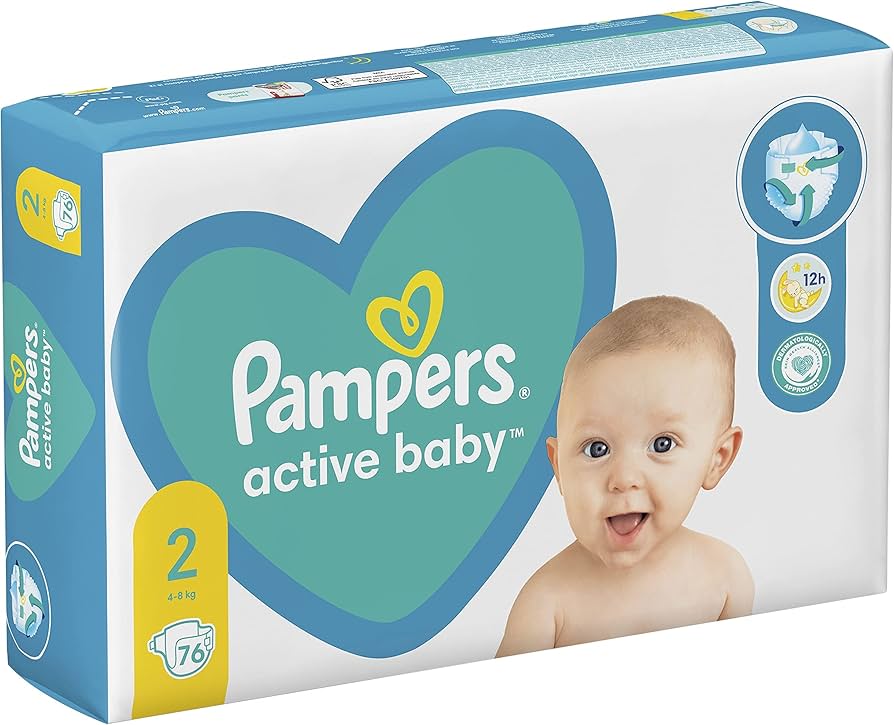 pampers 2 kolor fioletowy