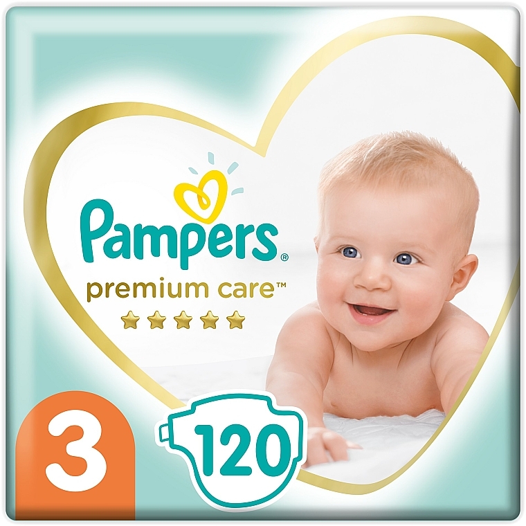 pampers 3 120 szt