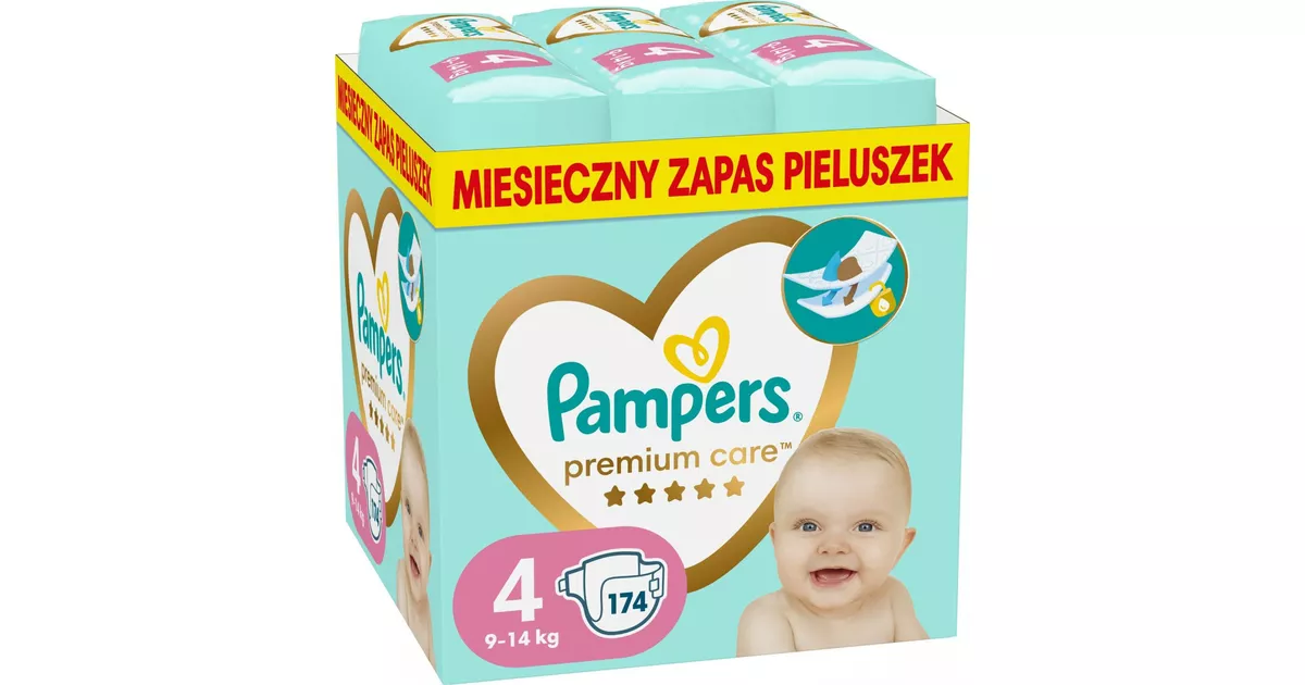 pampers 3 204 sztuk