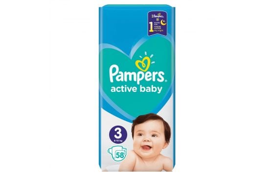 pampers 3 58 szt