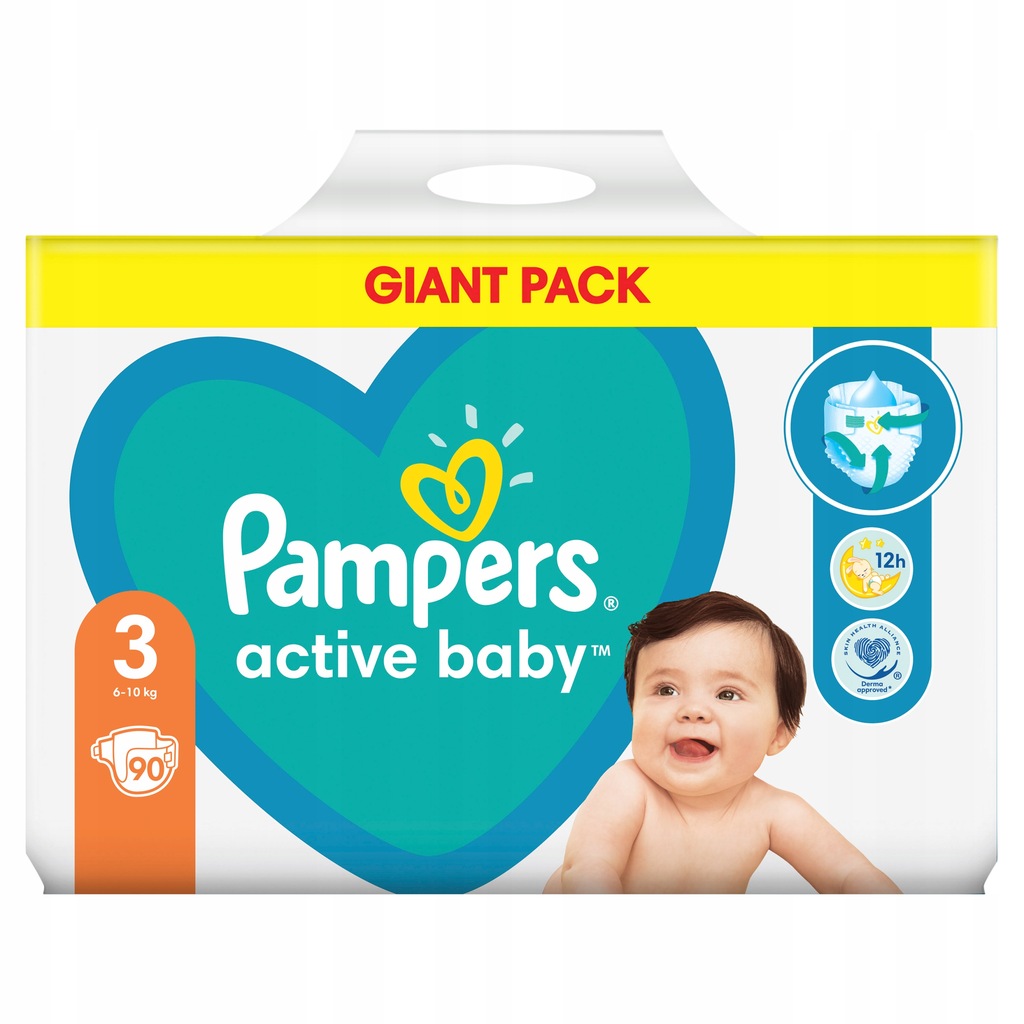 pampers 3 active baby 3