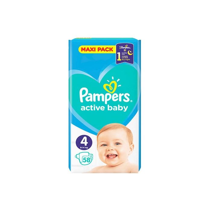 pampers 4 9 kg active baby 4-9 dry